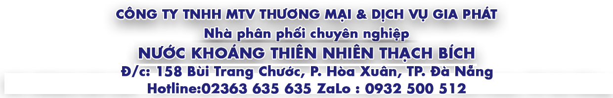 Nước khoáng thiên nhiên thạch bích